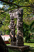 Pondicherry, Tamil Nadu. The park near the Gandhi Memorial. 